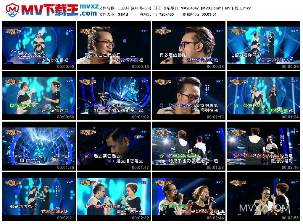 王琪玮 范玮琪-心动_国语_合唱歌曲_MA204847
